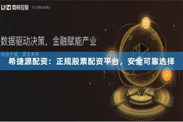 希捷源配资：正规股票配资平台，安全可靠选择
